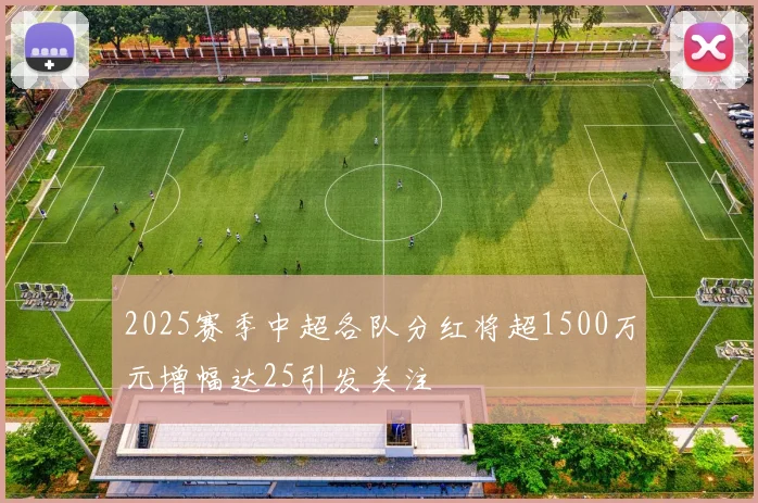 2025赛季中超各队分红将超1500万元增幅达25引发关注